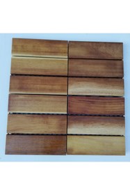 Resim OBERS Iroko 30x60 cm Duşakabin Kaydırmaz Paspas 