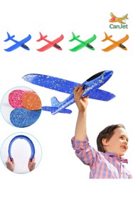 Resim Genel Markalar 48Cm Mavi Epp Köpük Planörü Uçak Çocuk Oyuncak -Elle Atılan eğlenceli Oyuncak-Çocuk hediye 