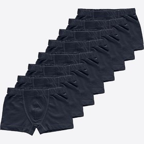 Resim Malabadi Erkek Çocuk Füme 8'li Paket Pamuk Elastan Boxer 8m209 