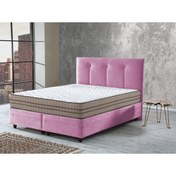 Resim ipek mobilya Manolya İkili Set (Baza+Başlık) Çift Kişilik 150x200 (PEMBE) 