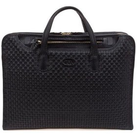 Resim Gön Leb Siyah Deri Unisex Laptop & Evrak Çantası 09 37 Leb Siyah 