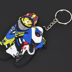Resim Cdwishbest No.10 Boyutu Moda Motosiklet Modeli Kauçuk Anahtarlık Anahtarlık Anahtarlık Anahtarlık Yamaha Kawasaki Suzuki Bmw Honda Gsx-R Vr 46 Styling (Yurt Dışından) 