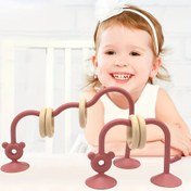 Resim Silikon Boncuk Labirentleri - Eğitici Bulmaca Oyuncak Hayvan, Sayı ve Şekil STEM Öğrenme, Taşınabilir Elde Taşınan Boncuklar İnce Motor Becerileri ve El-Göz Koordinasyonu, Noel Paskalya Tatili Hediyesi, Bebek Oyuncak, Eğlenceli Tasarım, Kolay Tutuşlu Tutacaklar 