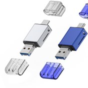 Resim ALLY USB 3.0+Type-c+Lightning Sd Kart Okuyucu - Hızlı Card Reade 