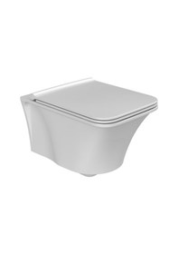 Resim Cerastyle Turkuaz İbiza Rimless Asma Klozet + Yavas Kapak 