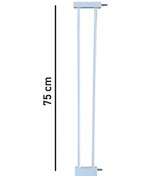 Resim Evokids Çift Kilitli Güvenlik Kapı - Uzatma Aparatı - 10 Cm 