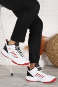 Resim Jump (36-40 Numara) 27800 Beyaz - Kırmızı Ortopedik Unisex Basketbol Ayakkabısı 