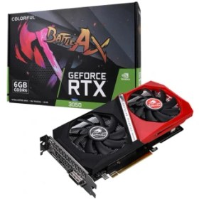 Resim Colorful RTX3050 Nvidia GDDR6 96Bit Hdmi.Display Çift Fan 6GB V4-V Ekran Kartı 