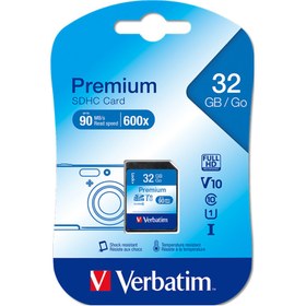 Resim Verbatim 32gb Premium U1 Sdhc Hafıza Kartı 