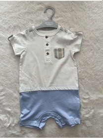 Resim Penye Golf Tulum Mavi 