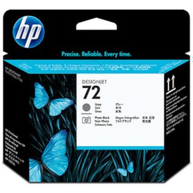 Resim Hp 72 Black Gray Siyah Gri Baskı Kafası C9380A 