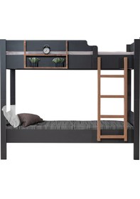 Resim Setaymobilya Ranza, Asya Ayrılabilir Ranza - Antrasit - Ceviz 