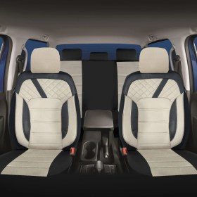 Resim Oto Pandami Bmw 4er G22 2020 Uyumlu Krem Tay Tüyü Koltuk Kılıfı TKR76 