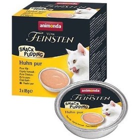 Resim Animonda Vom Feinsten Tavuklu Snack Puding Kedi Ödülü 3 x 85 G 