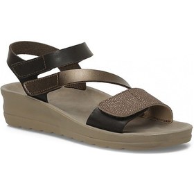 Resim Polaris 409106.z6fx Bronz Kadın Comfort Sandalet 000000000102252290 Altın 