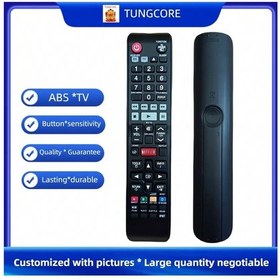 Resim Lasonstiges Ah59-02408a, Samsung Blu-ray Oynatıcı Hte5350 Ht-e5330 Ht-e4500k Ht-e6550w Hte6500 Ht-e4500/zc Ht-e6530 İçin Uzaktan Kumanda Değiştirildi Cf9035-1 