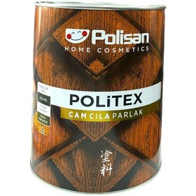 Resim Polisan Politex Cam Cila Parlak Şeffaf Vernik 2,5 Lt 