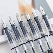 Resim 6 Yüksek Kaliteli Paralel Sanat Yazı Kalemleri, Düz Uçlu Kalemler, Yaratıcı Yazı ve Dekorasyon için Hediye Hazır Kırtasiye Malzemeleri, Orta Nokta, Plastik Malzeme, Okul, Ofis veya Ev Kullanımı için Mükemmel, Yaratıcı Yazı Araçları | Şeffaf Gövde Kalemleri | Dayanıklı Plastik Kalemler 