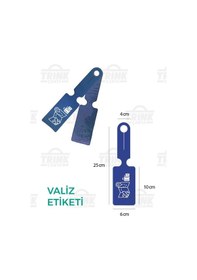 Resim Trink Çanta Valiz Etiketi Ve Bavul Etiketi Neon Renk Pvc Neon Çok Renkli 