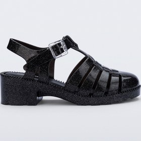 Resim Mini Melissa Possession Heel Infantil Simli Siyah Kız Çocuk Sandaleti | 31-35 Numara | Melflex® Vegan | İkonik Kokulu - 3 