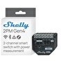 Resim Shelly 2PM Gen4 Enerji Ölçümlü 2 Kanallı Akıllı Röle 