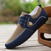 Resim Erkekler için Slip-On Loafers - Tüm mevsimler, dış mekan etkinlikleri ve rahat kıyafetler için şık dikiş ve dekoratif ayı desenli nefes alabilen, kaymaz rahat spor ayakkabılar, Allseason Ayakkabıları|Şık Bağcıklı|Nefes Alabilen Kumaş Spor Ayakkabılar 