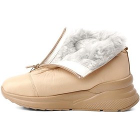 Resim Bej Dar Kalıp Kadın Kar Botu 1321 Z Bej 