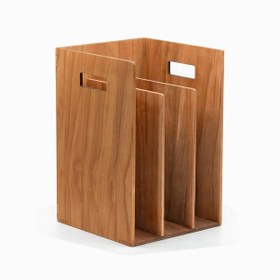 Resim Woodsaka Reka Kitaplık Ve Dergilik - Kiraz Ahşap 