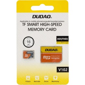 Resim Dudao 16 GB Micro Sd Hafıza Kartı | 1080P Full Hd Video Kaydı, Yüksek Hızlı, Sd Adaptör Hediyeli | Telefon, Kamera, Tablet Uyumlu 