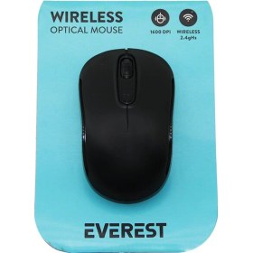 Resim Everest Sm-804 Wireless - Kablosuz 1600dpı Usb Optical Mouse Vakum Ambalaj 5256 