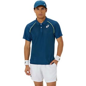 Resim Asics Match Actibreeze Polo-shirt Erkek Mavi Polo Tişört 