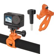 Resim GoPro Hero 13 12 11 10 9, Insta360 X5 X4 X3 X2 GO3 GO3S Ace Pro Acepro2 DJI Osmo Action 5Pro 4 3 Pocket3 için Wrap-Around Bağlantı ile Esnek 360° Dönebilen Montaj - Dayanıklı Silikon Malzeme, Bisiklet ve Motosiklet Direksiyonları için Güvenli Tutma, Bisiklet Direksiyonu Montajı | Ayarlanabilir Montaj Braketi | Güvenli Silikon Montaj 