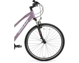 Resim Bisan 8200 Trekking Bisikleti 45 cm V 700C 21 Vites Mat Mor Beyaz Mor 