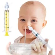 Resim Buffer Yeniden Kullanılabilir, Manuel Burun Temizleyici 10ml Kapasiteli Burun Açıcı Şırınga 