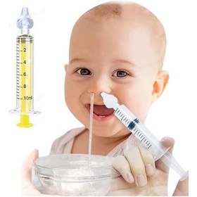 Resim Buffer Yeniden Kullanılabilir, Manuel Burun Temizleyici 10ml Kapasiteli Burun Açıcı Şırınga 