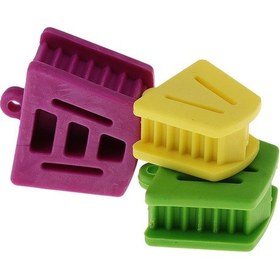 Resim Suntek 3x Diş Silikon Ağız Sahne Isırık Blokları Dövme Dil 