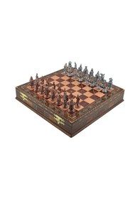 Resim Gifthome Metal Satranç Takımı-seti büyük osmanlı ve bizans antik gül 