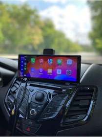 Resim Oscar 10" TAŞINABİLİR APPLE CARPLAY & ANDROİD, ÖN VE ARKA KAMERALI TORPİDO ÜSTÜ ARAÇ MULTİMEDYA 