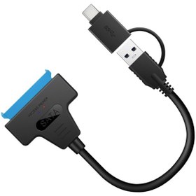 Resim Alfais 4204 2in1 Usb 3.0 Type-c To 2.5 İnç Sata Hdd Ssd Çevirici 