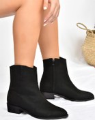 Resim Fox Shoes Siyah Alçak Topuklu Günlük Kadın Bot L252681202 