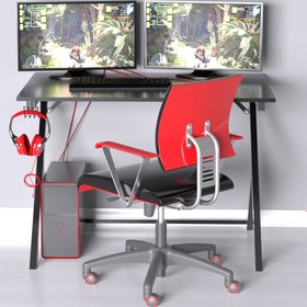 Resim Evdemo Milenyum Profesyonel Oyuncu Masası Siyah 