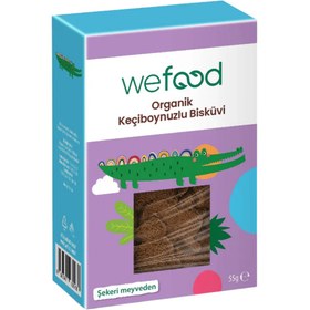 Resim WEFOOD Kids Organik Keçiboynuzlu Bisküvi 55 gr 