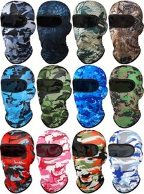 Resim Userfriendly11 12 Adet Karışık Renk Tam Yüz Balaclava Maskesi Erkekler Açık Hava Spor Bisiklet Rüzgar Geçirmez Karışık Renk 