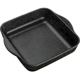 Resim AyrStore Borcam Non-Stick Fırın Tepsisi, Yapışmaz, Siyah, 22 x 22 x 5.9 cm 