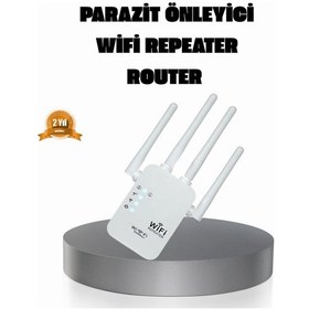 Resim 50 Cihaz Destekli 300mbps Kablosuz Sinyal Güçlendirici Rj45 Kablolu Kullanım 