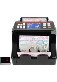 Resim Sigma SC7520B Karışık Para Sayma Makinesi, TL Karışık, Euro ve Usd Adet Sayım + Müşteri Ekranı 