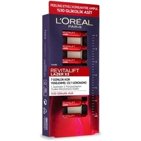 Resim Loreal Paris Revitalift Lazer 7 Günlük Kür Peeling Etkili Ampul 