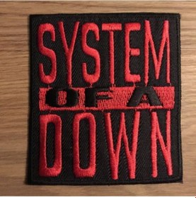Resim System Of A Down 2 Model Patches Patch Peç Arma ve Kot Yamaları 
