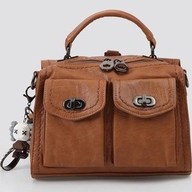 Resim Ççs 17547 Kadın Omuz Ve Sırt Çantası CAMEL 