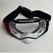 Resim Willowhaven 2025 Yeni Tasarım White With Clear Lens Motocross Motorcycle Kask Gözlüğü 